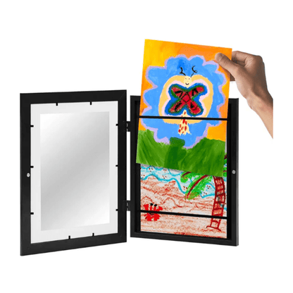 Cadre pour Dessins d'Enfants | Stockez et Exposez jusqu'à 150 Œuvres | Format A4