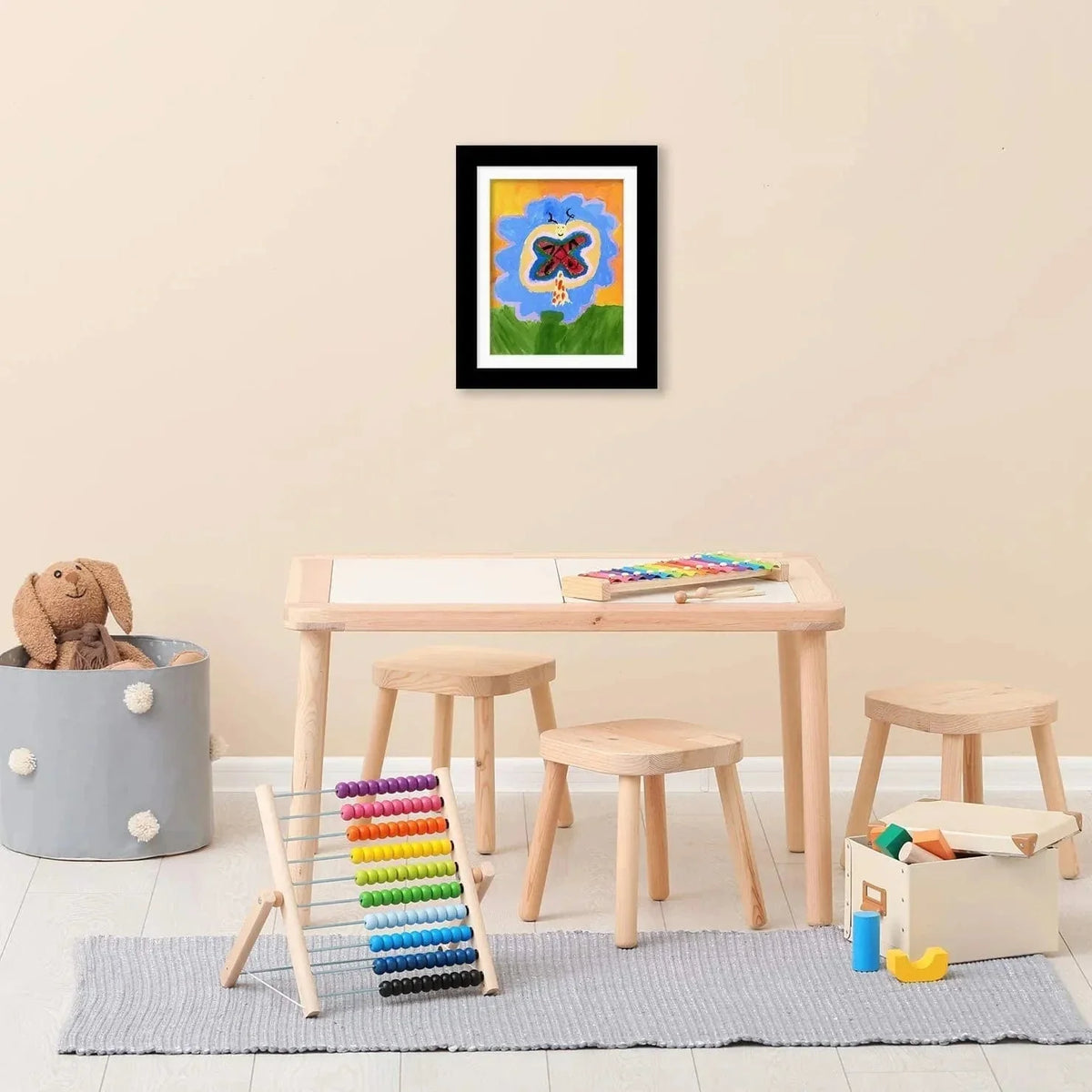 Cadre pour Dessins d'Enfants | Stockez et Exposez jusqu'à 150 Œuvres | Format A4