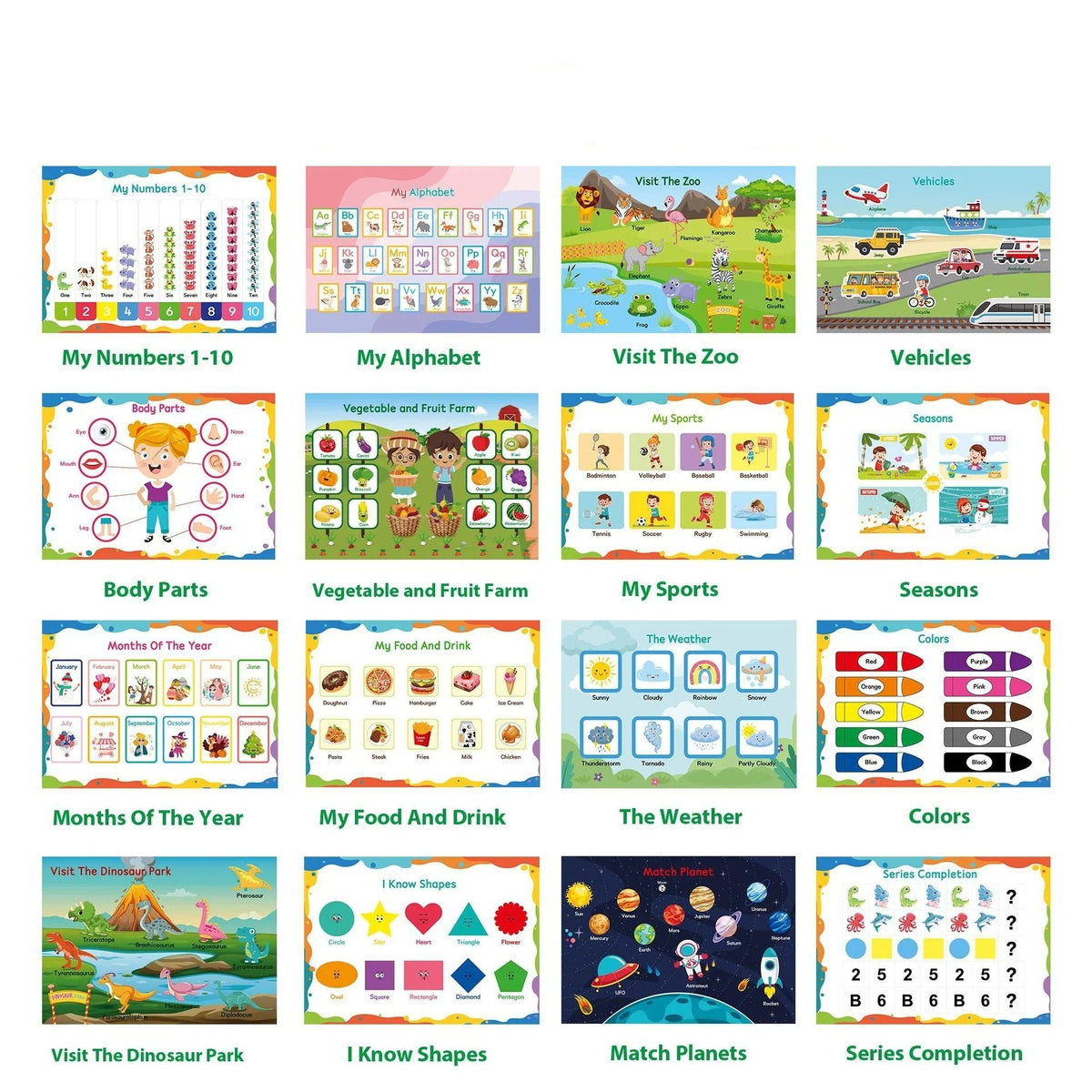 🎒 Busy Book Montessori – Livre d’Activités Éducatif Complet (Dès 2 ans)