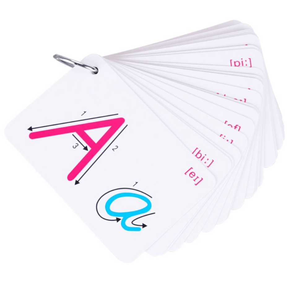Cartes d'apprentissage de l'alphabet Montessori