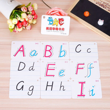 Cartes d'apprentissage de l'alphabet Montessori