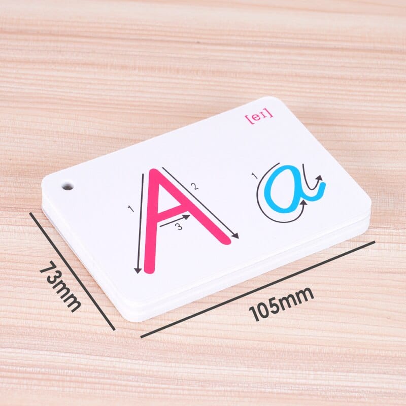 Cartes d'apprentissage de l'alphabet Montessori