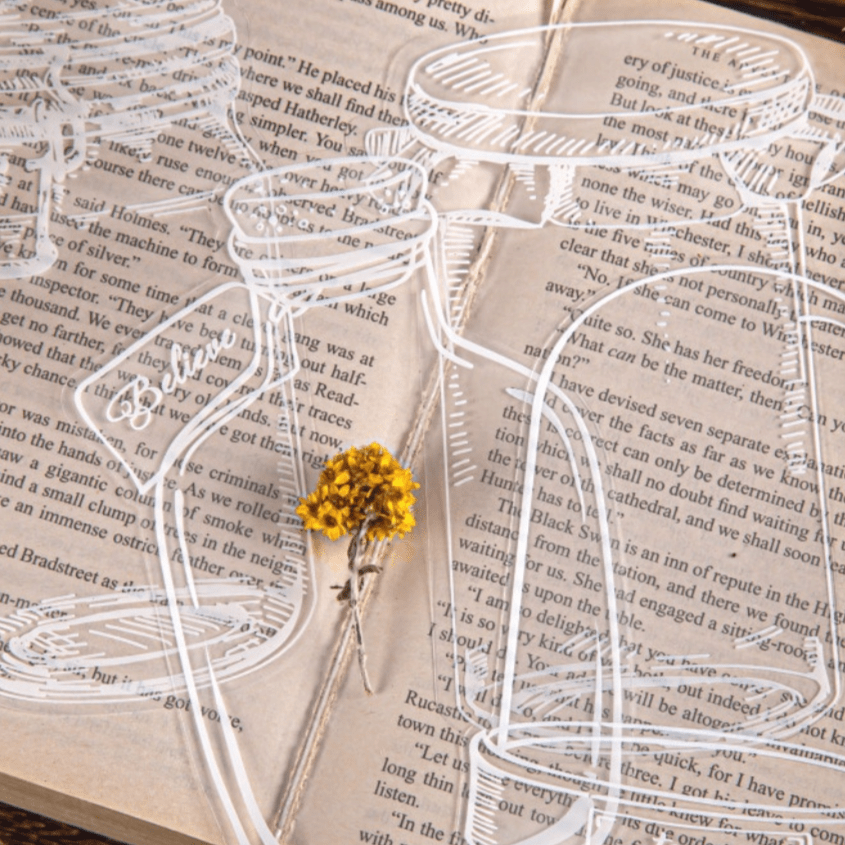 Créatif Marque-Page Montessori pour Fleurs Séchées DIY
