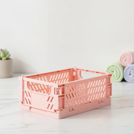 Panier pliable rangement malin