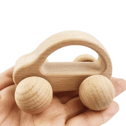 Hochet Voiture en Bois Montessori Deluxe