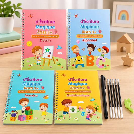 Cahiers apprentissage chiffres lettres