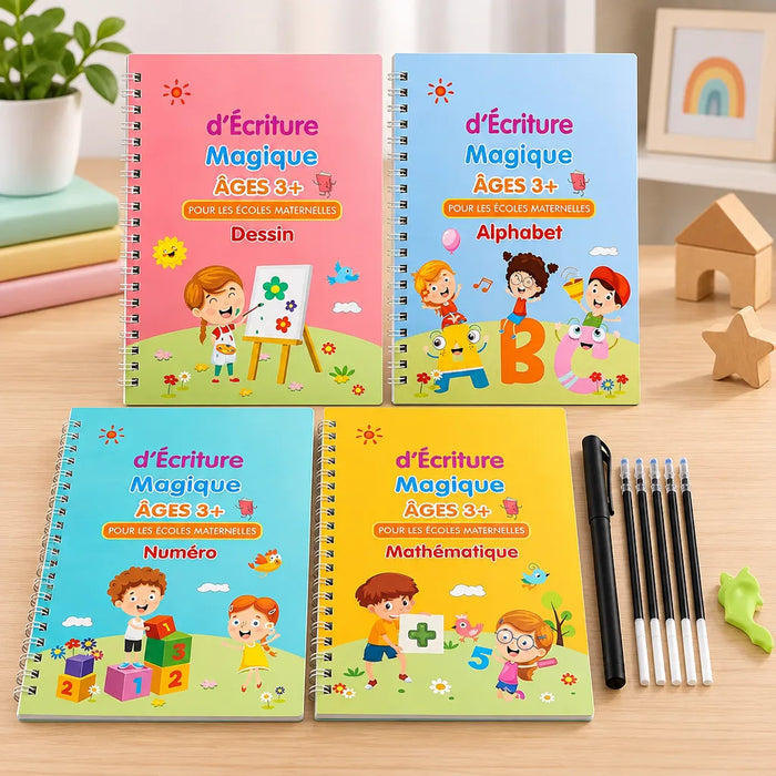 Cahiers apprentissage chiffres lettres