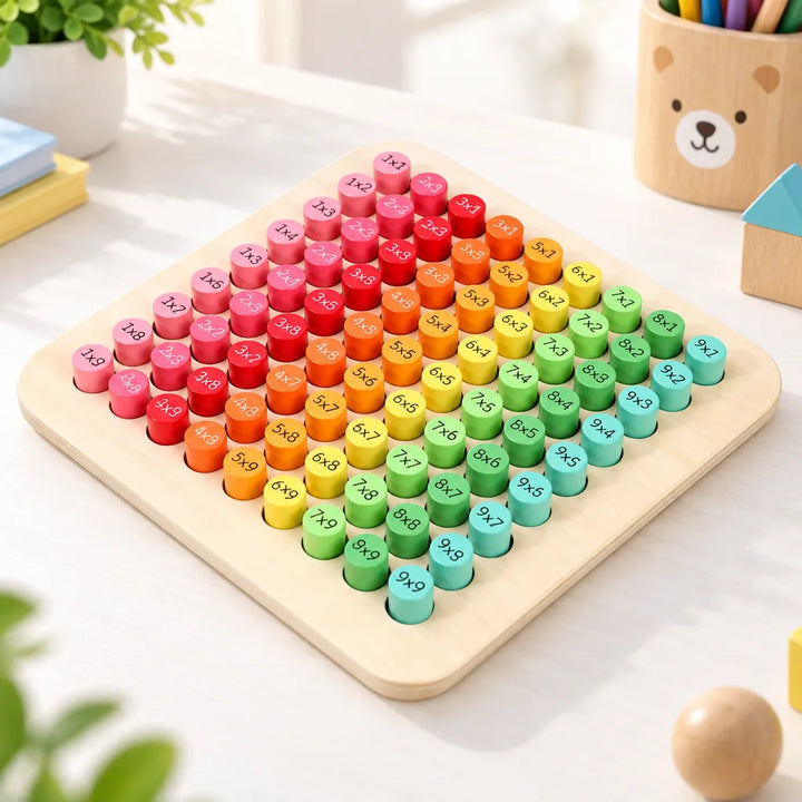 table multiplication bois enfant