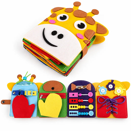 livre dactivites bebe girafe