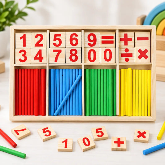 Bâtonnets de calcul bois