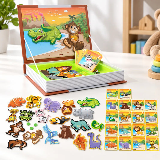 Puzzle magnétique animaux