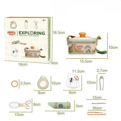 Insect Explorer Kit Montessori pour Enfants – Loupe, Piège Rotatif et Outils d’Observation
