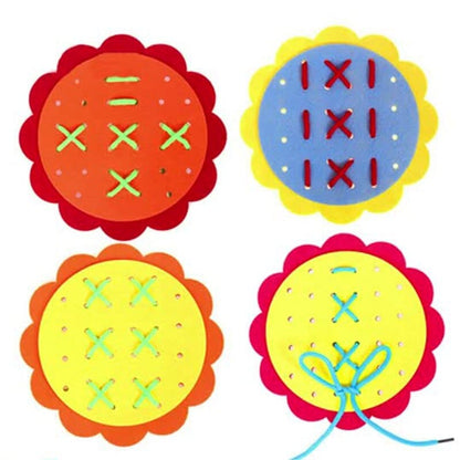 Jeu de laçage Montessori pour la motricité fine