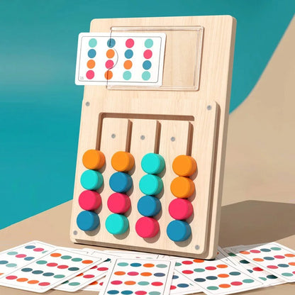 Jeu de Société Montessori en Bois – Développement de la Logique et de la Stratégie