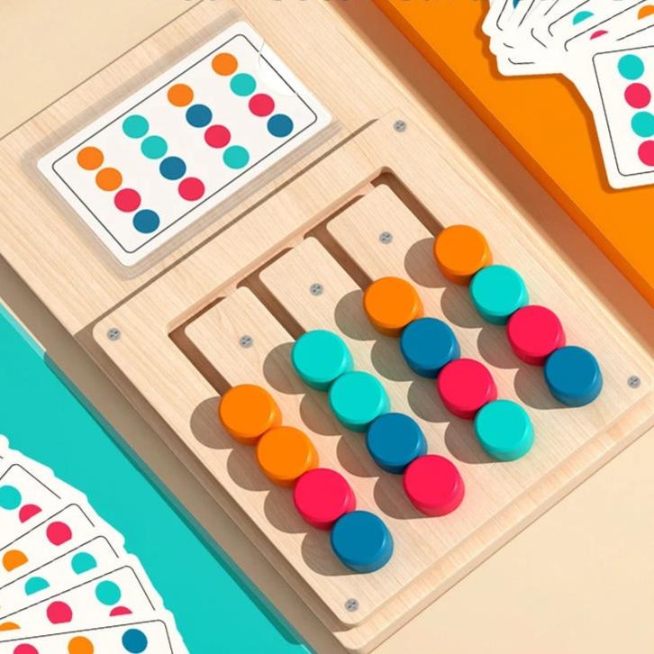 Jeu de Société Montessori en Bois – Développement de la Logique et de la Stratégie