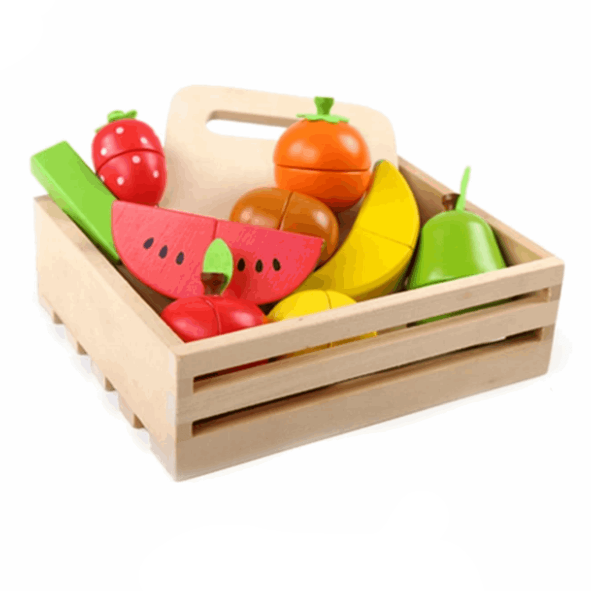 Jouet Fruits & Légumes en Bois Montessori