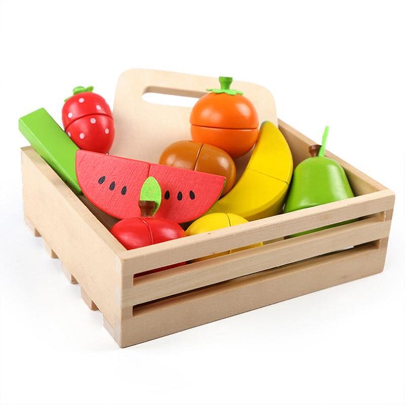 Jouet Fruits & Légumes en Bois Montessori
