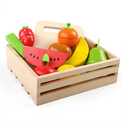 Jouet Fruits & Légumes en Bois Montessori