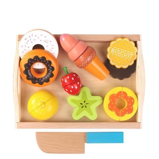 Jouet Fruits & Légumes en Bois Montessori