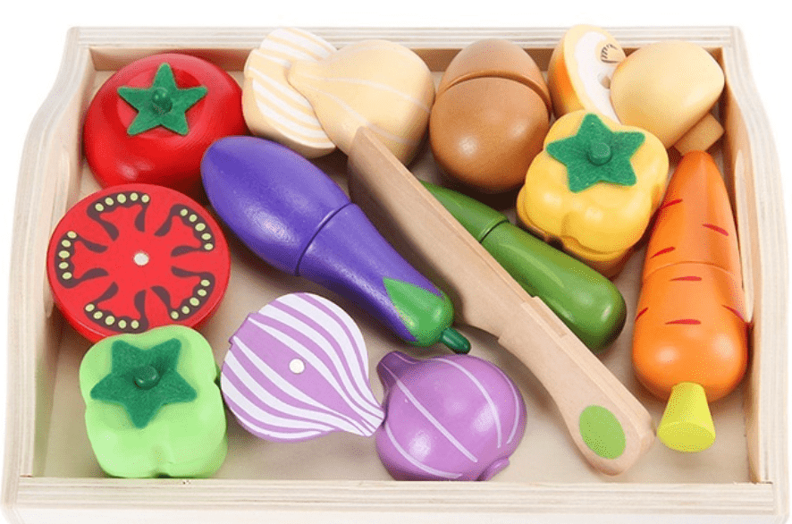 Jouet Fruits & Légumes en Bois Montessori