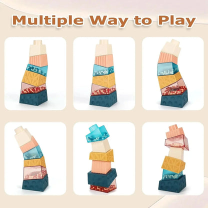 Jouets Montessori empilables pour bébé Montessori