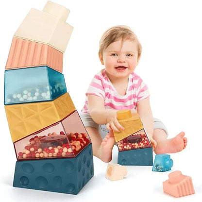 Jouets Montessori empilables pour bébé Montessori