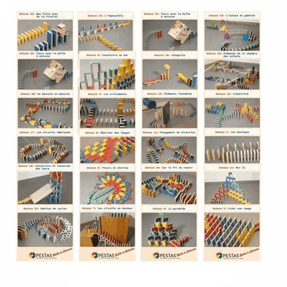 Lot de 24 Astuces Montessori Dominos