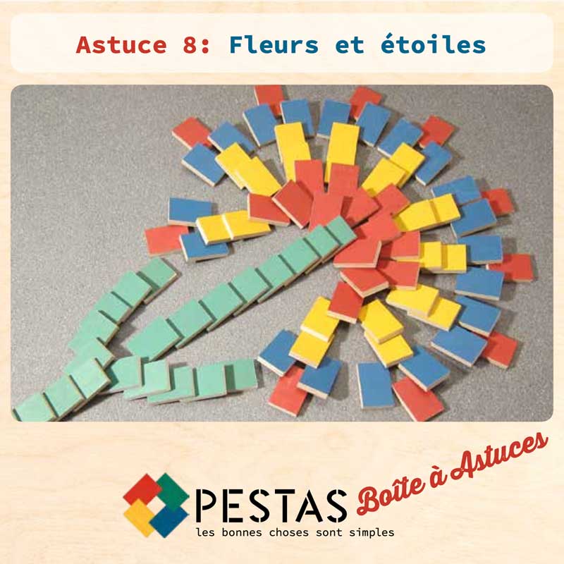 Lot de 24 Astuces Montessori Dominos