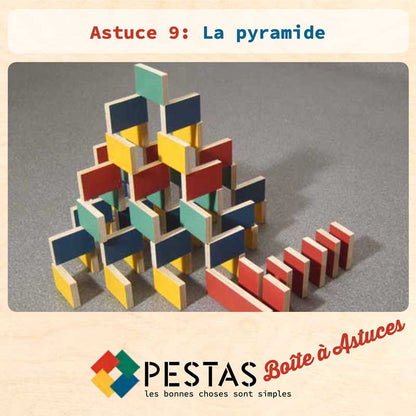 Lot de 24 Astuces Montessori Dominos
