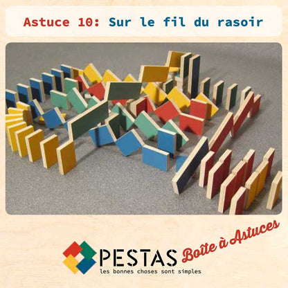 Lot de 24 Astuces Montessori Dominos