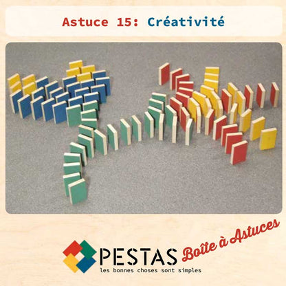 Lot de 24 Astuces Montessori Dominos