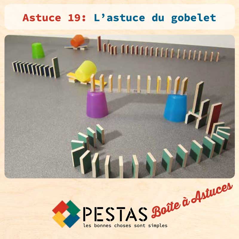 Lot de 24 Astuces Montessori Dominos