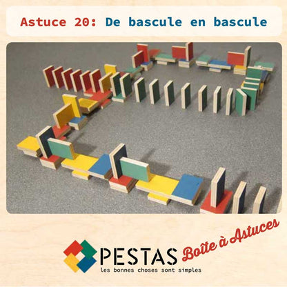 Lot de 24 Astuces Montessori Dominos
