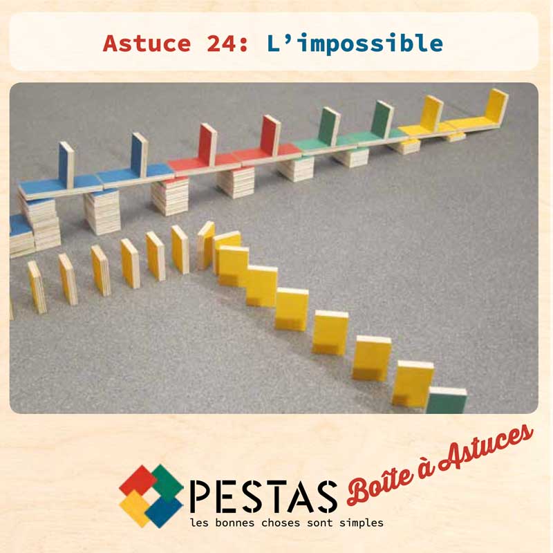 Lot de 24 Astuces Montessori Dominos