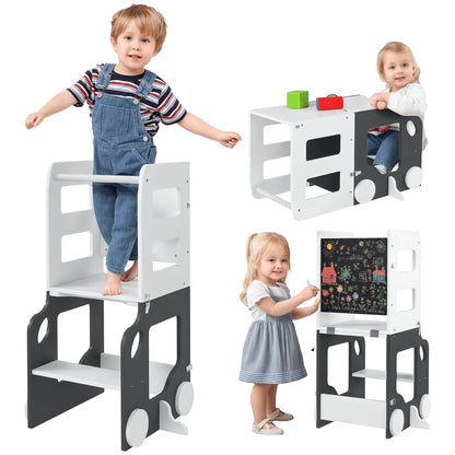 Tour d'observation : Table et chaise Montessori 2-en-1