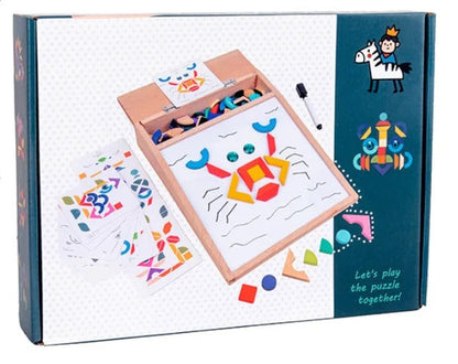 🧲 Puzzle Magnétique Montessori – Tableau Créatif & Éducatif pour Enfant