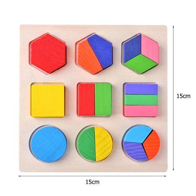 Plateau Formes 3D Montessori - Explorez et Apprenez