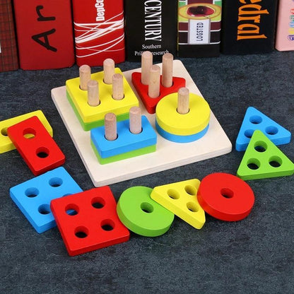 Plateau Montessori 4 Formes Montessori Plus