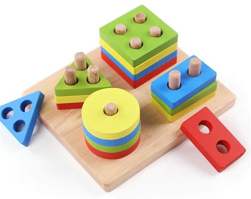 Plateau Montessori 4 Formes Montessori Plus