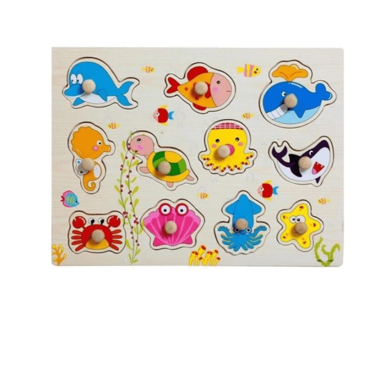 Plateau Montessori Animaux de la Mer - Édition Montessori