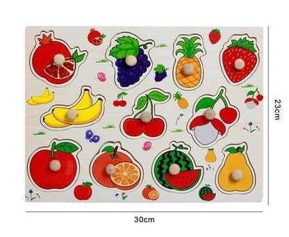 Plateau Montessori Fruits Montessori - Éveil sensoriel à travers les fruits