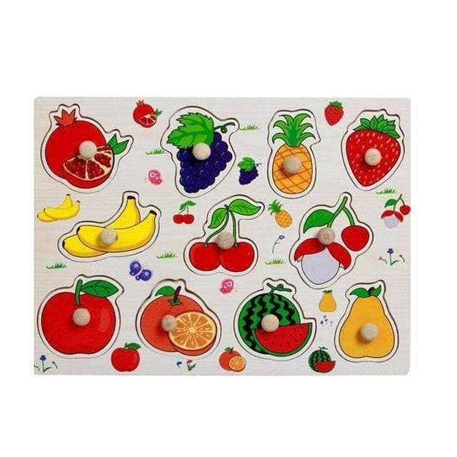 Plateau Montessori Fruits Montessori - Éveil sensoriel à travers les fruits