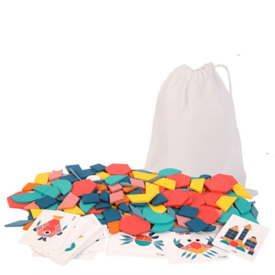 Puzzle géométrique Montessori - 180 pièces