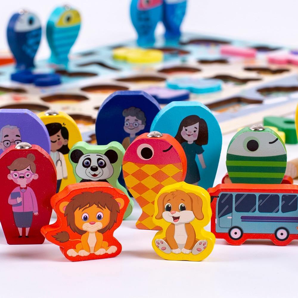 Puzzle Montessori Objets et Animaux Montessori - Collection Éducative