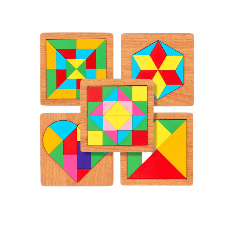 Puzzle Tangram Montessori Formes Géométriques