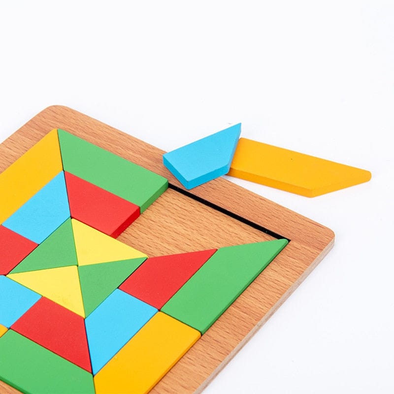 Puzzle Tangram Montessori Formes Géométriques