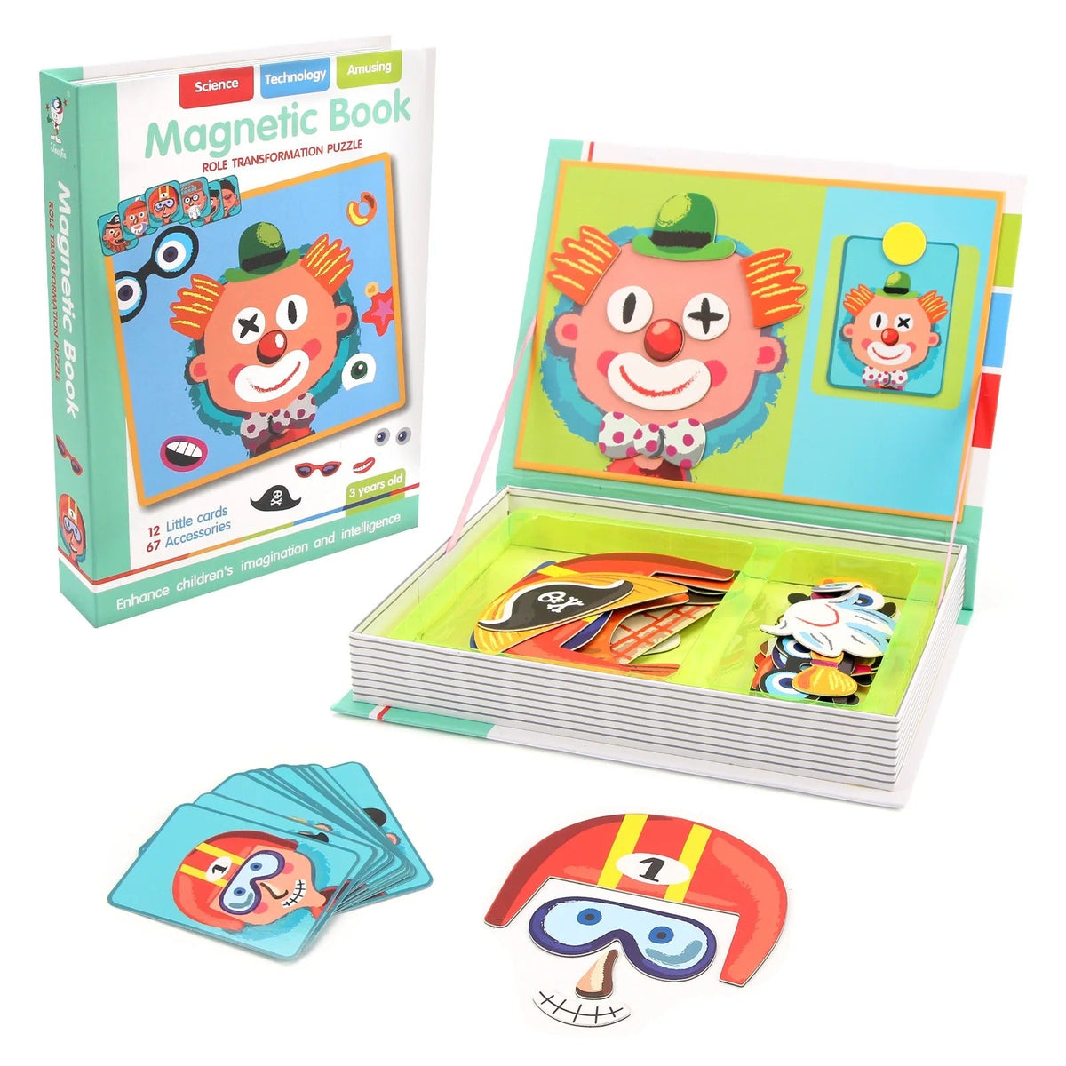 Puzzle Magnétique Portrait | Jeu Éducatif Montessori 🧩🎭