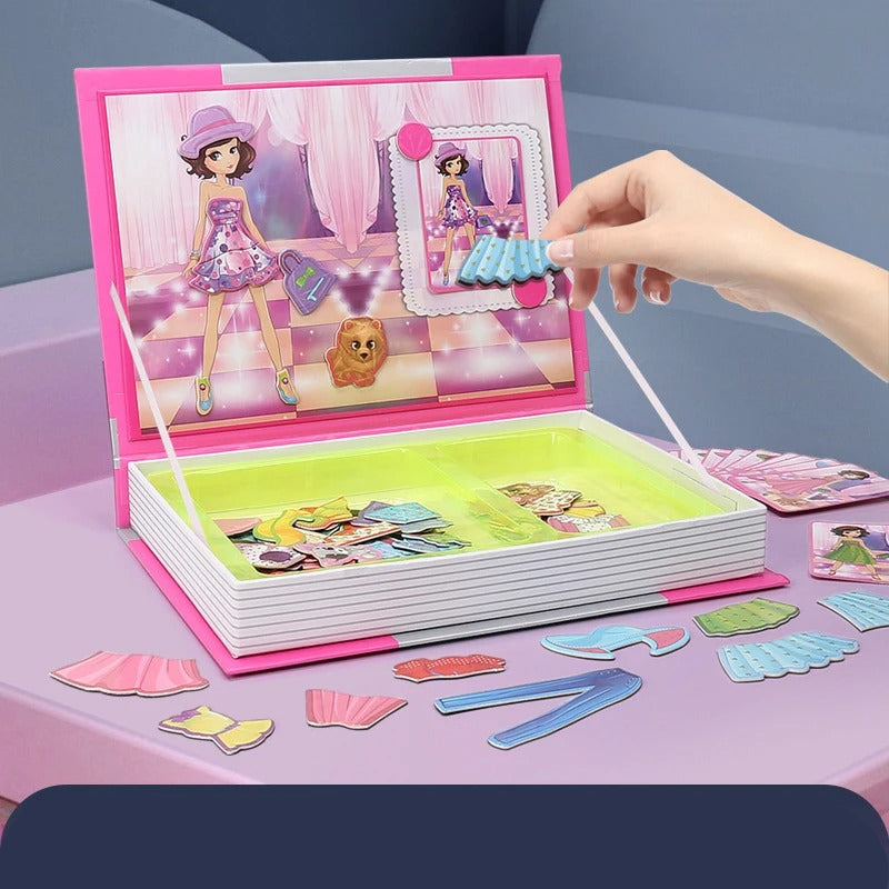 👗 Puzzle Magnétique Princesse | Jeu Éducatif Montessori 🎀👑