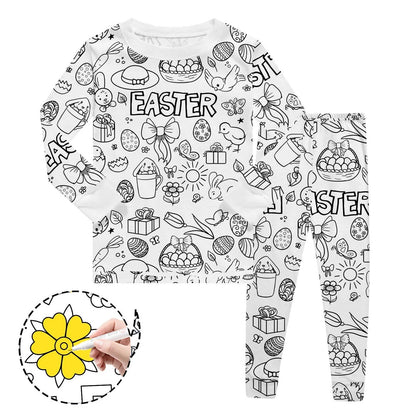 Coloriage Montessori Pyjama