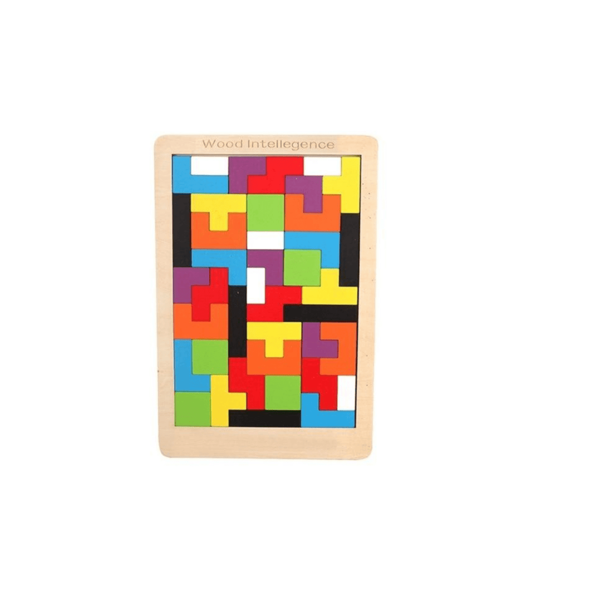 Tableau Tangram en bois Montessori - Design Pédagogique
